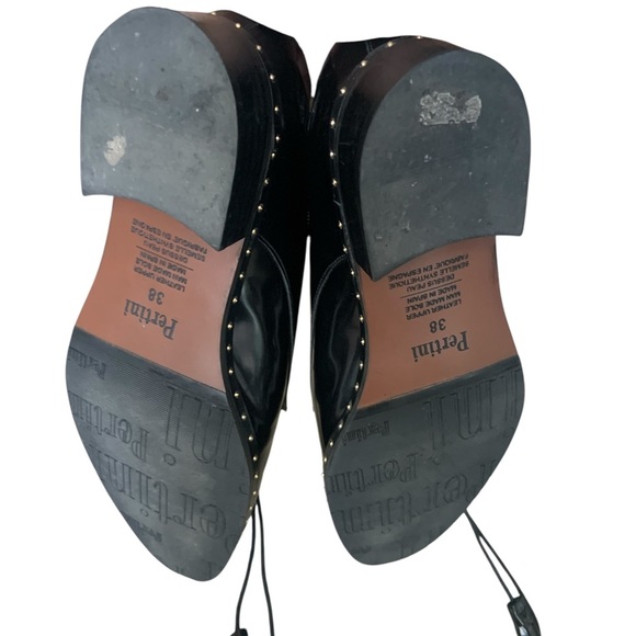 Pertini Black Patent Leather Lace-Up Shoes – EU 38 / US 7–7.5 - Picture 5 of 10